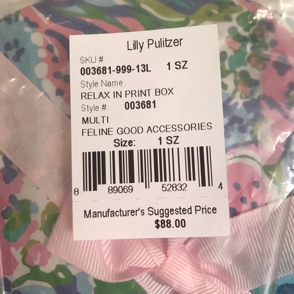 NWT Lilly Pulitzer Gift Set | Multi Feline Good - Picture 5 of 5